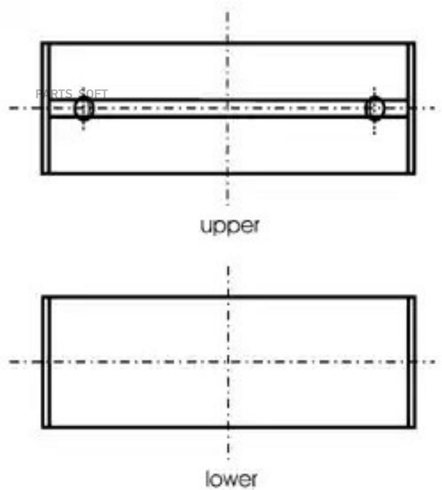 KOLBENSCHMIDT 77753600 Вкладыши коренные