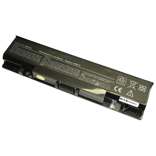 Аккумуляторная батарея для ноутбука Dell Studio 1737 (KM973) 11.1V 5200mAh черный OEM