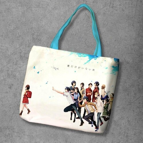 фото Сумка шоппер anime dakimakura, фактура рельефная, мультиколор