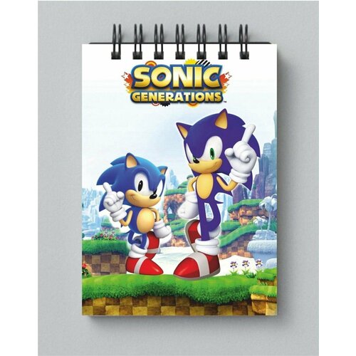 Блокнот Sonic - Соник № 2 коллекционный ежик соник со сменными лицами sonic the hedgehog jakks pacific