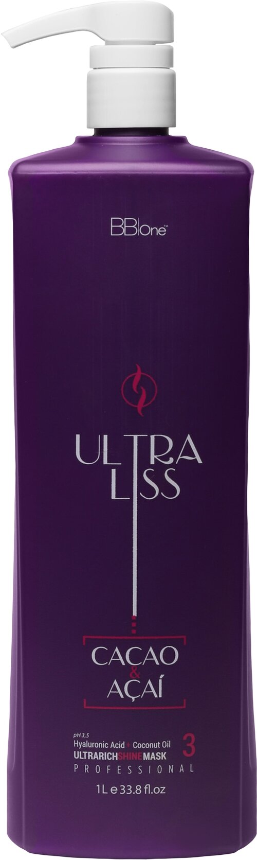 Маска Ultra Liss Cacao&Acai Ultra Rich Mask 1000 мл