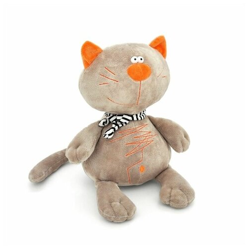 Orange Toys Мягкая игрушка «Кот Батон», цвет серый