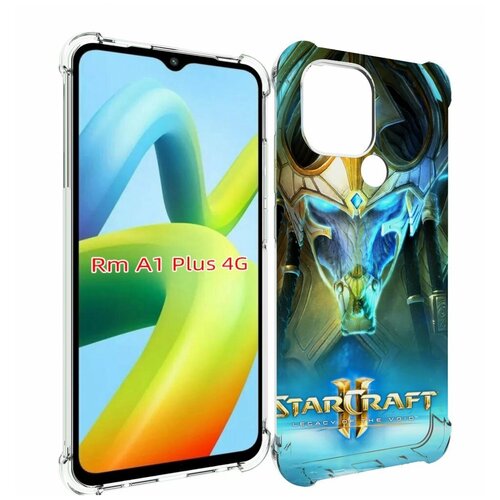 Чехол MyPads StarCraft II Legacy of the Void для Xiaomi Redmi A1 Plus + задняя-панель-накладка-бампер чехол mypads starcraft ii legacy of the void для xiaomi 13 задняя панель накладка бампер