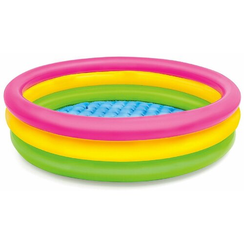 Детский надувной бассейн Intex Sunset Glow Pool (57412) детский надувной бассейн радуга intex sunset glow baby pool 58924