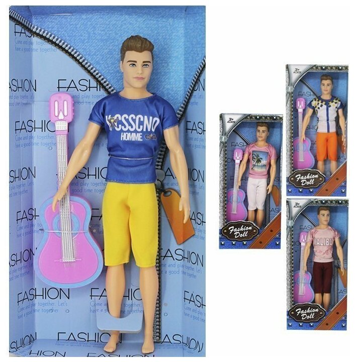 Кукла 097-ZR Кен с гитарой в кор