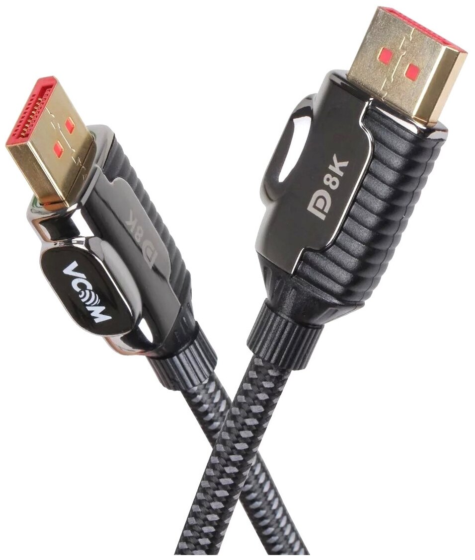 Кабель DisplayPort VCOM соединительный DP, 8K/60Hz, 3m - фото №2