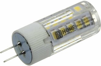 Лампа светодиодная LED-JC 5Вт 12В G4 4000К 480Лм in home