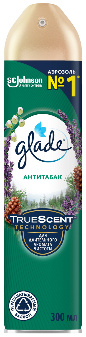 Glade освежитель воздуха Антитабак 300 мл