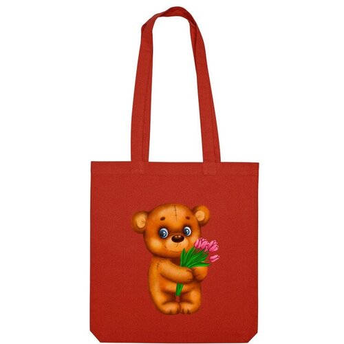 фото Сумка шоппер us basic, красный