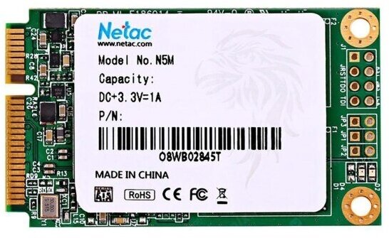 Твердотельный накопитель Netac N5M 1 ТБ mSATA NT01N5M-001T-M3X