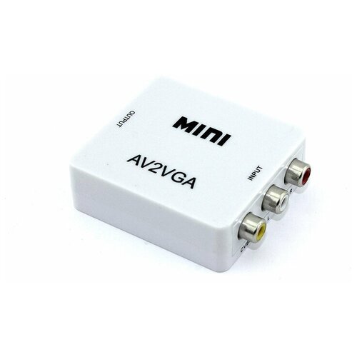 Переходник AV (тюльпаны) – VGA конвертер вход hdmi выход vga video l r 3 5 stereo audio dayton 10 0001b new