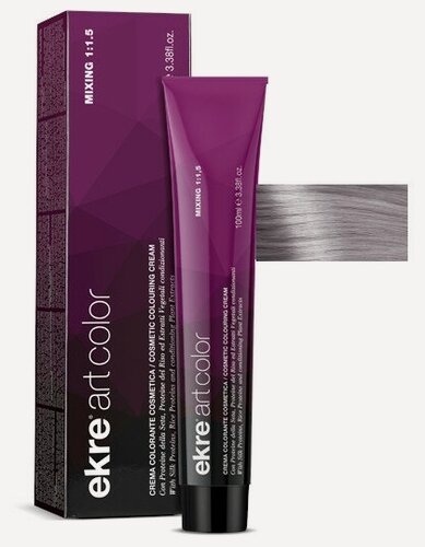 Изображение товара Краска для волос профессиональная Ekre Artcolor 8.11 Светлый русый Интенсивный пепельный 100 мл
