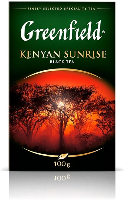 Greenfield чай черный листовой Kenyan Sunrise 100г.