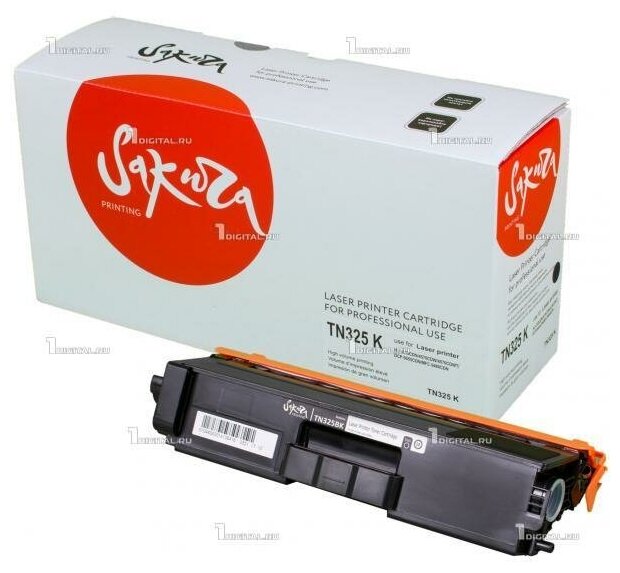 Картридж SAKURA TN-325BK черный для Brother HL-4140CN/4570 DCP-9055/9270 MFC-9460/9465/9970 (4К) (SATN325BK)