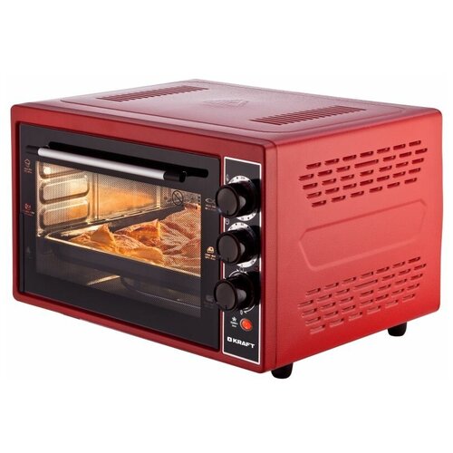 Электропечь Kitfort KF-MO4506R 1500 Вт 45 л Красный 1120000₽