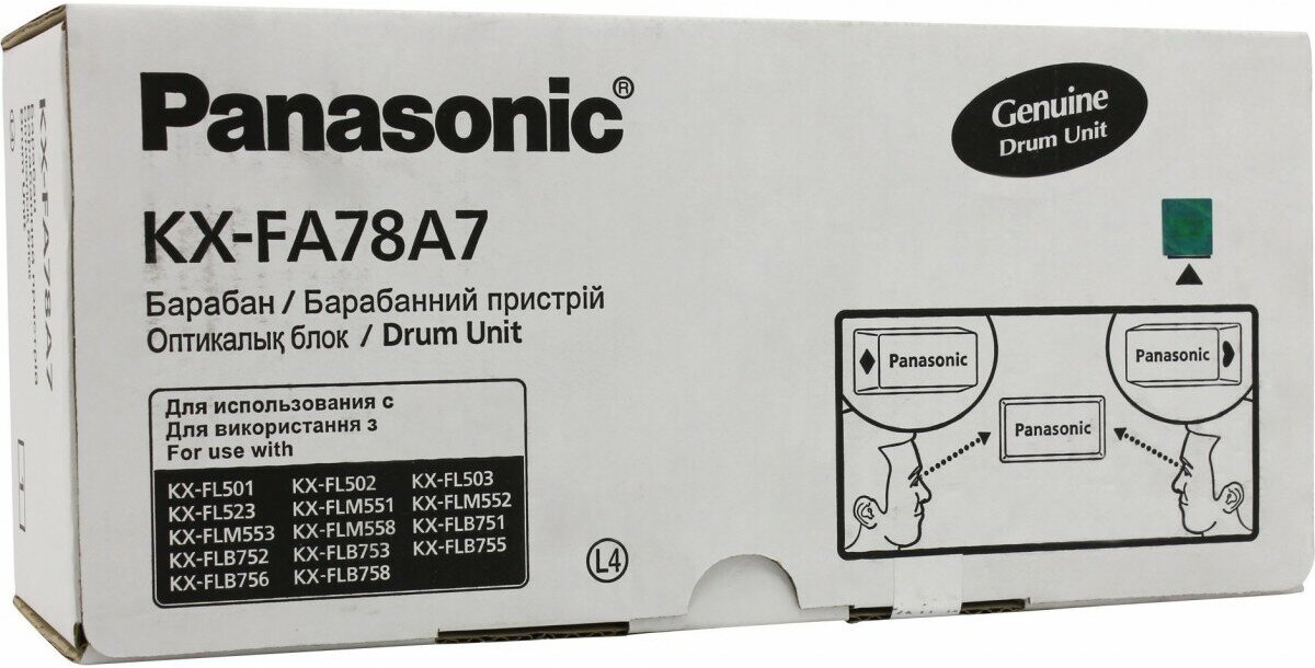 Драм-юнит Panasonic KX-FA78A(7) черный для KX-FL501/502/503