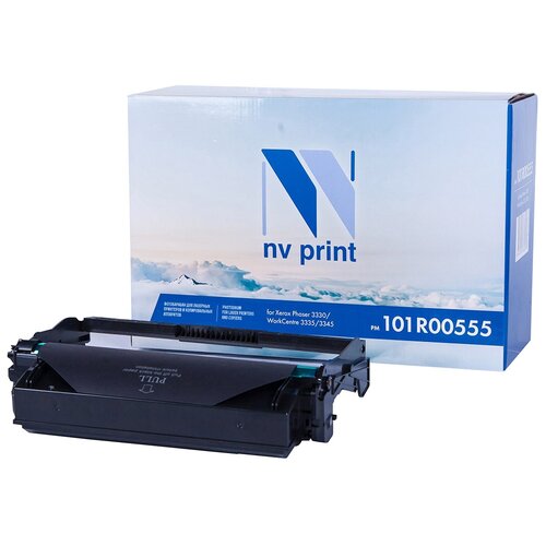 Тонер-картридж NV Print NV-101R00555DU, черный, для лазерного принтера, совместимый картридж для лазерного принтера nv print nv 101r00555du set2