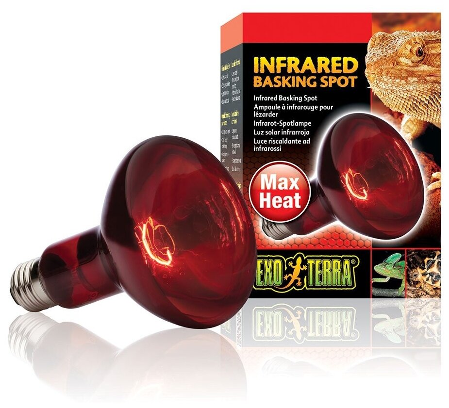 Террариумная инфракрасная лампа Hagen ExoTerra Infrared Basking Spot 150 Вт