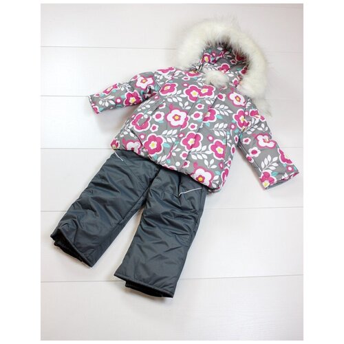 Комплект зимний (куртка+полукомбинезон) для девочки 