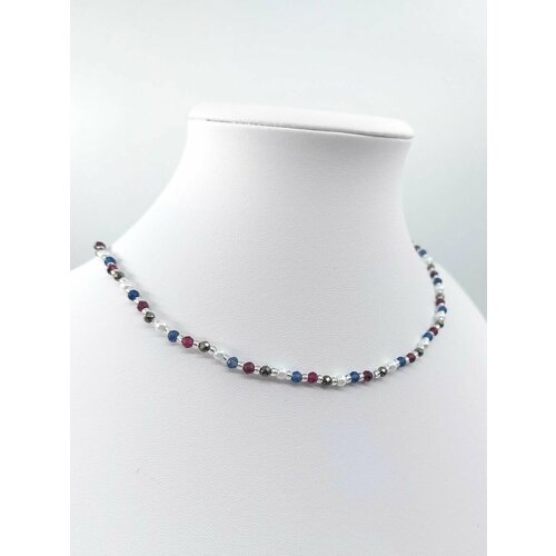 Ожерелье, чокер из натуральных камней. Украшение на шею.