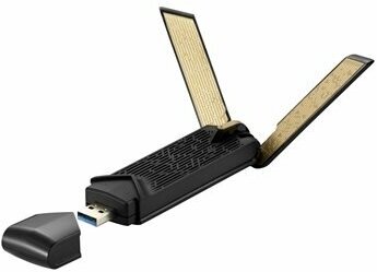 Сетевой адаптер ASUS USB-AX56 /EU /NO CRADLE (90IG06H0-MO0R10)