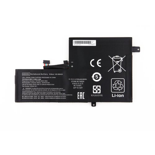 Аккумулятор для HP Chromebook 11 G5 OEM (11.1V 3980mAh) p/n: AS03XL 918669-855