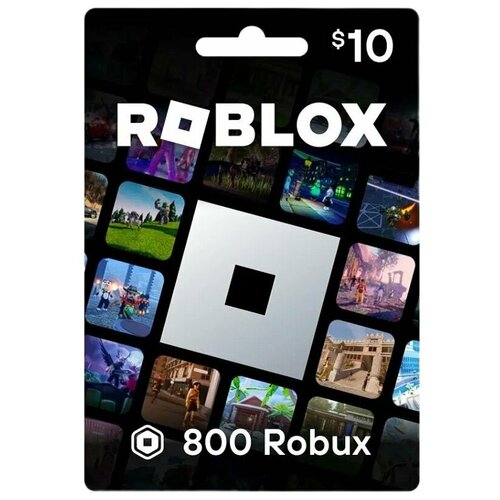 Код активации Roblox 800 Robux (Код и инструкция в конверте)