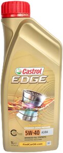 Масло моторное Castrol EDGE 5W40 A3/B4 1л