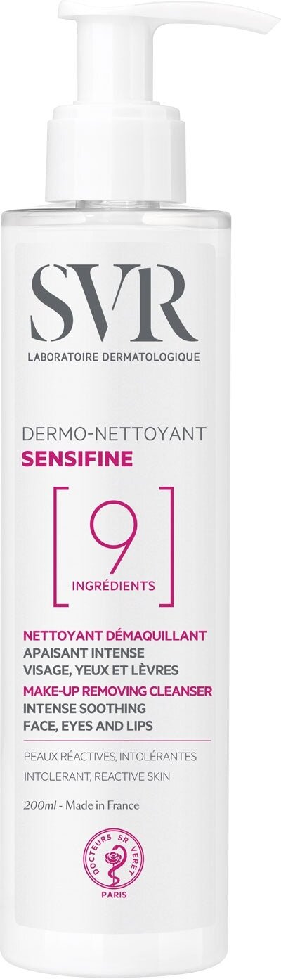 SVR средство для снятия макияжа Sensifine Dermo-Nettoyant, 200 мл