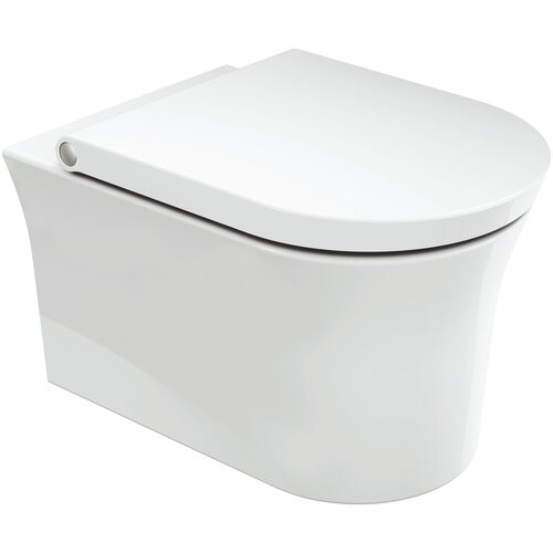 Унитаз подвесной Duravit White Tulip 2576092000 безободковый, HygieneFlush, антибакт. покр, белый унитаз приставной duravit d neo 2003090000 370х580х400 вертикальный смыв крепление белый