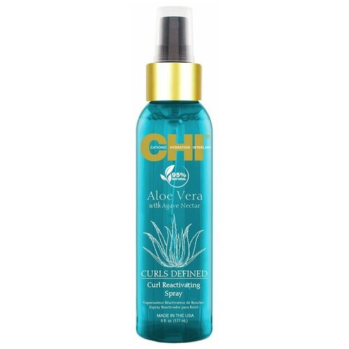 Спрей CHI Curls Defined Curls Reactivating Spray, 177 мл спрей для вьющихся волос chi aloe vera spray 177 мл