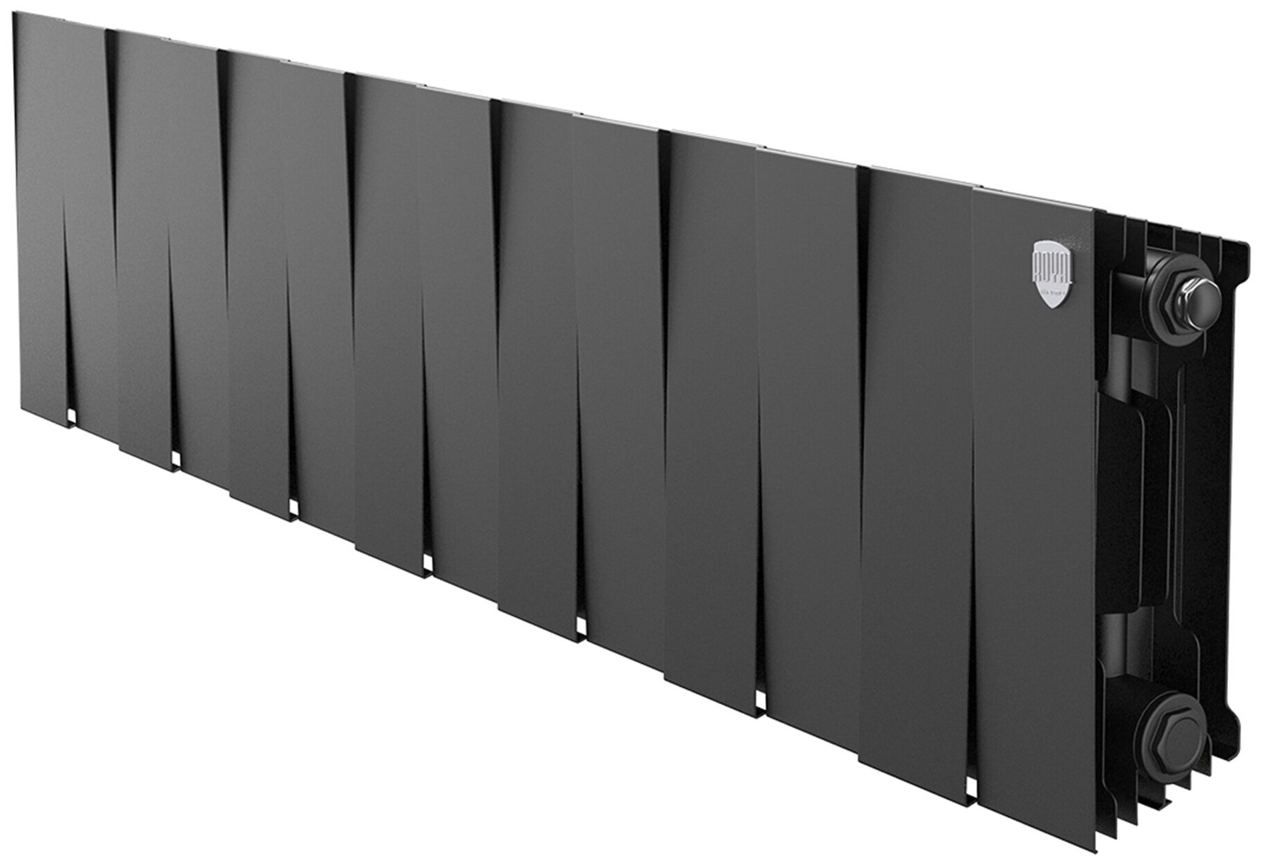 Радиатор секционный биметаллический Royal Thermo PianoForte 200 Noir Sable - 14 секц. (боковое подключение)