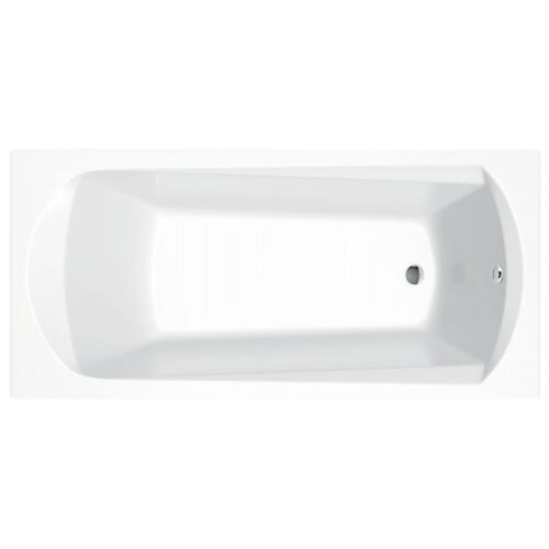 Ванна RAVAK Domino 160x70 без гидромассажа, акрил, глянцевое покрытие, белый ванна bellsan тора 160x70 без гидромассажа акрил глянцевое покрытие белый