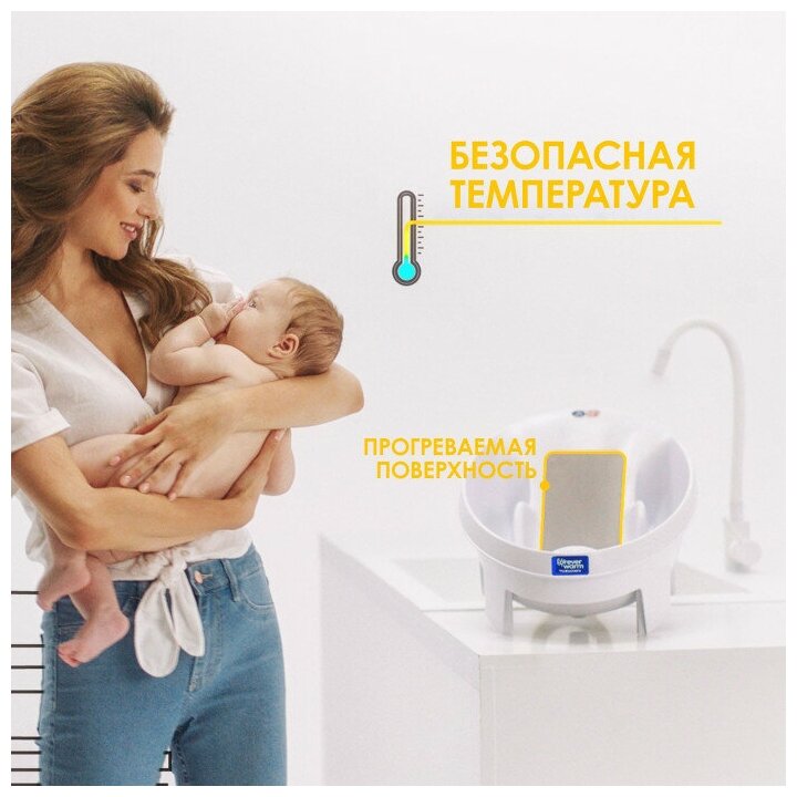 Детская ванночка с подогревом воды Baby Patent Forever Warm