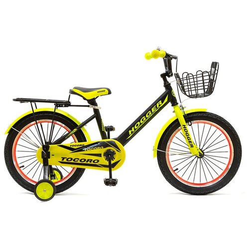 Велосипед Hogger Tocoro 18 черный-лимонный 1289600₽