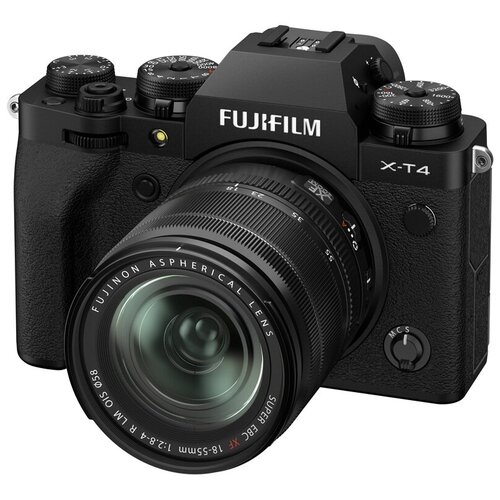 Цифровой фотоаппарат FujiFilm X-T4 Kit XF18-55mm F28-4 R LM OIS Black 21628700₽