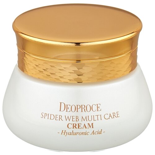 фото Deoproce spider web multi care cream крем для лица с протеинами паутины, 50 мл