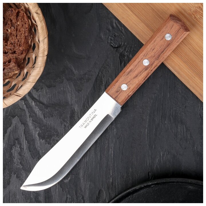 Нож кухонный для мяса Universal лезвие 15 см сталь AISI 420 деревянная рукоять