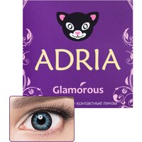 Контактные линзы цветные ADRIA, Adria Glamorous color, Квартальные, BLUE, -4,00 / 14,5 / 8,6 / 2 шт.