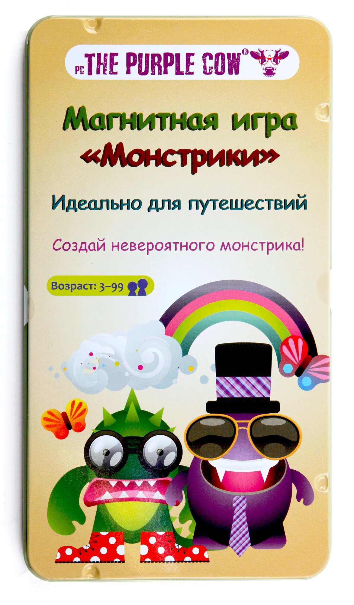 Одевашка на магнитах Монстрики настольная игра The Purple Cow