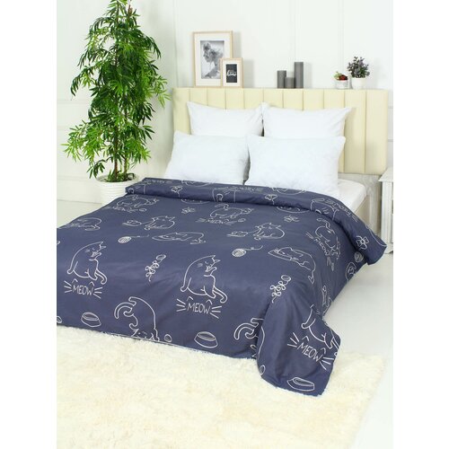 Пододеяльник бязь на молнии - Котики Размер 150х215