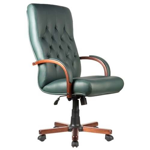 фото Компьютерное кресло рива м 175 a для руководителя, обивка: натуральная кожа, цвет: зеленый