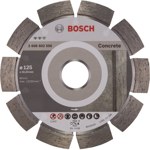 Диск алмазный отрезной BOSCH Expert for Concrete 2608602556, 125 мм, 1 шт.