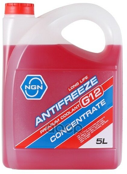Антифриз Longlife Antifreeze (Red) Концентрат G12 Antifreeze 5L Longlife Antifreeze (Red) Концентрат NGN арт. V172485317
