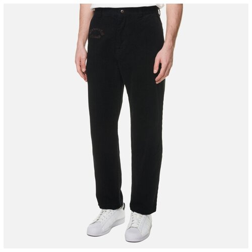 фото Мужские брюки thisisneverthat originals corduroy чёрный , размер m