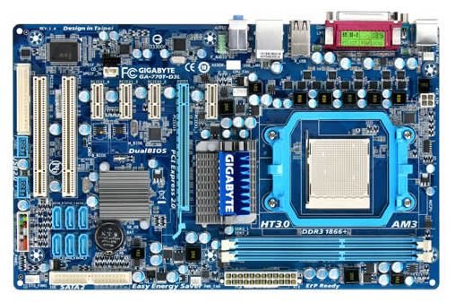 Материнская плата GIGABYTE GA-770T-D3L (rev. 1.x)