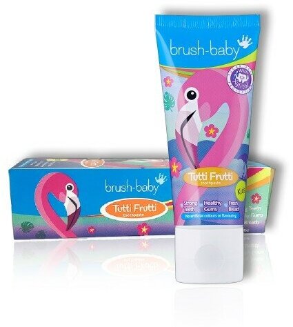 Brush-Baby TuttiFrutti зубная паста, 3+ лет