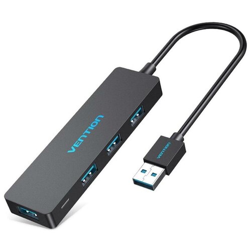 Vention 4 Ports USB3.0 HUB 0.15M Black