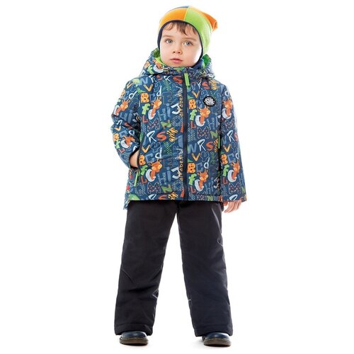 фото Куртка демисезонная для мальчика шалуны 103054 темно-синий 24, 080