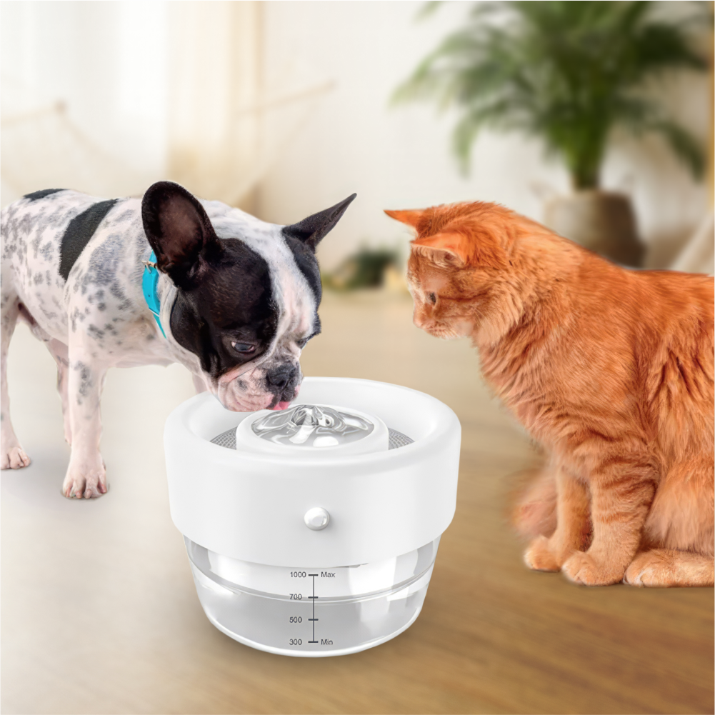 Автоматическая поилка-фонтан для кошек ZooWell Smart беспроводная, с сенсором и дозатором